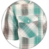 image:imageGioberti Mens Western Cowboy Short Sleeve Shirt with Snap Buttons1101w Mintgray