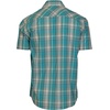 image:imageGioberti Mens Western Cowboy Short Sleeve Shirt with Snap Buttons20w Turquoisewhitered