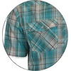 image:imageGioberti Mens Western Cowboy Short Sleeve Shirt with Snap Buttons20w Turquoisewhitered