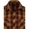 image:imageGioberti Mens Western Cowboy Short Sleeve Shirt with Snap Buttons280w Khakiburgundy