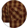 image:imageGioberti Mens Western Cowboy Short Sleeve Shirt with Snap Buttons280w Khakiburgundy