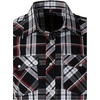 image:imageGioberti Mens Western Cowboy Short Sleeve Shirt with Snap Buttons724w Blackred