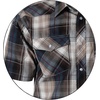 image:imageGioberti Mens Western Cowboy Short Sleeve Shirt with Snap Buttons727w Khakinavy