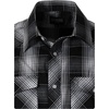image:imageGioberti Mens Western Cowboy Short Sleeve Shirt with Snap Buttons978w Blackwhite