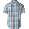 image:imageGioberti Mens Western Cowboy Short Sleeve Shirt with Snap Buttons995w Brownblue