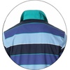 image:imageGioberti Mens Wide Striped Polo Shirt with Pocket  Contrasting Collar Short Sleeve Yarn DyeNavy  Style 939