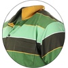 image:imageGioberti Mens Wide Striped Polo Shirt with Pocket  Contrasting Collar Short Sleeve Yarn DyeOlive  Style 939