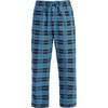 image:imageGioberti Mens Yarn Dye Brushed Flannel Pajama Pants Elastic Waist10  Aqua  Navy