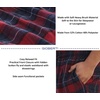 image:imageGioberti Mens Yarn Dye Brushed Flannel Pajama Pants Elastic Waist102  Red  Navy
