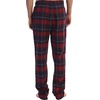 image:imageGioberti Mens Yarn Dye Brushed Flannel Pajama Pants Elastic Waist102  Red  Navy