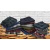 image:imageGioberti Mens Yarn Dye Brushed Flannel Pajama Pants Elastic Waist1069v3  Navy  Gray  Turquoise  Red Highlight