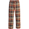 image:imageGioberti Mens Yarn Dye Brushed Flannel Pajama Pants Elastic Waist1071  Orange  Brown
