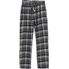 image:imageGioberti Mens Yarn Dye Brushed Flannel Pajama Pants Elastic Waist37  Charcoal  Gray