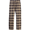image:imageGioberti Mens Yarn Dye Brushed Flannel Pajama Pants Elastic Waist39  Khaki  Dark Brown