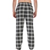 image:imageGioberti Mens Yarn Dye Brushed Flannel Pajama Pants Elastic Waist84  Black  Charcoal  Gray Highlight