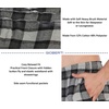 image:imageGioberti Mens Yarn Dye Brushed Flannel Pajama Pants Elastic Waist84  Black  Charcoal  Gray Highlight