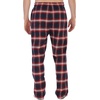 image:imageGioberti Mens Yarn Dye Brushed Flannel Pajama Pants Elastic Waist85  Navy  Red  Gray Highlight