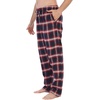 image:imageGioberti Mens Yarn Dye Brushed Flannel Pajama Pants Elastic Waist85  Navy  Red  Gray Highlight