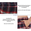 image:imageGioberti Mens Yarn Dye Brushed Flannel Pajama Pants Elastic Waist85  Navy  Red  Gray Highlight