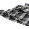 image:imageGioberti Mens Yarn Dye Brushed Flannel Pajama Pants Elastic Waist86  Black  Charcoal  Gray