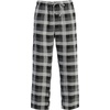 image:imageGioberti Mens Yarn Dye Brushed Flannel Pajama Pants Elastic Waist86  Black  Charcoal  Gray