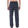 image:imageGioberti Mens Yarn Dye Brushed Flannel Pajama Pants Elastic Waist93  Charcoal  Navy  Royal Blue