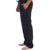 image:imageGioberti Mens Yarn Dye Brushed Flannel Pajama Pants Elastic WaistHeather Navy