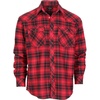 1130 - Carmine / Black Plaid