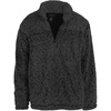 image:imageGioberti Men and Women Super Soft Sherpa 14 Zip Pullover SweaterCharcoal