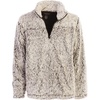 image:imageGioberti Men and Women Super Soft Sherpa 14 Zip Pullover SweaterKhaki