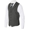 70 - Charcoal Gray Herringbone