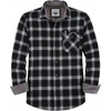 72 - Black / Charcoal / White Highlight