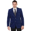 image:imageGioberti Mens Cotton Velvet Blazer JacketRoyal Blue