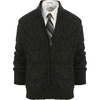 image:imageGioberti Mens Heavy Weight Cardigan Twisted Knit Regular Fit FullZipper SweaterOlive