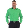 image:imageGioberti Mens Long Sleeve Solid Dress ShirtGreen
