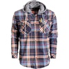1129 - Navy / Blue / Orange Highlight
