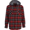 81 - Black / Red / White Cross Stitched Plaid