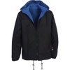 image:imageGioberti Mens Reversible Rain Jacket with Polar Fleece LiningBlack  Blue