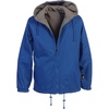 image:imageGioberti Mens Reversible Rain Jacket with Polar Fleece LiningRoyal Blue  Gray
