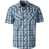 #1060w Blue Checkered