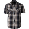 image:imageGioberti Mens Western Cowboy Short Sleeve Shirt with Snap Buttons727w Khakinavy