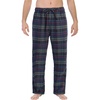 image:imageGioberti Mens Yarn Dye Brushed Flannel Pajama Pants Elastic Waist1069  Navy  Gray  Turquoise  Red Highlight