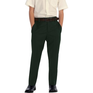 image:imageGioberti Boys Flat Front Dress PantsHunter Green
