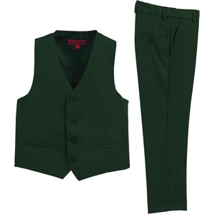 image:imageGioberti Boys Vest and Pants Set2pc  Hunter Green