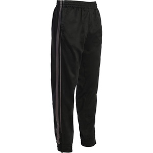 image:imageGioberti Mens Athletic Track Pants with Ribbed Zipper Ankle CuffBlack  Charcoal