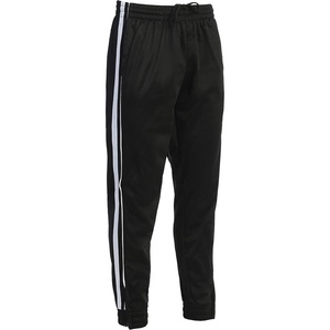 image:imageGioberti Mens Athletic Track Pants with Ribbed Zipper Ankle CuffBlack  White