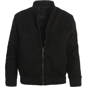 image:imageGioberti Mens Faux Suede Bomber Jacket with Warm Light Inner PaddingBlack