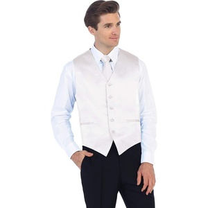 image:imageGioberti Mens Formal 4pc Satin Vest Necktie Bowtie and Pocket SquareWhite D