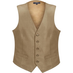 image:imageGioberti Mens Formal Suit Vest Fit for Business or Casual DressKhaki