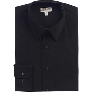 image:imageGioberti Mens Long Sleeve Solid Dress ShirtBlack